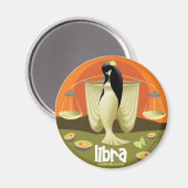 Idolz Libra Circle Magnet (Vorderseite/Rückseite)