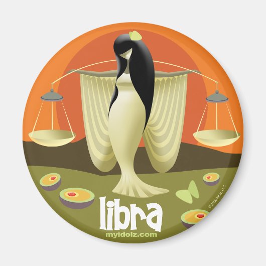 Idolz Libra Circle Magnet (Vorne)