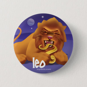 Idolz Löwe Kreis Button
