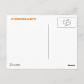 Idolz Monsters Truf Postkarte (Rückseite)