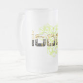 idoof mattierte hohe Tasse (Vorderseite Links)