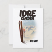 Idre Schweden zum Skifahren (Rückseite)