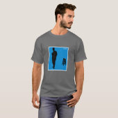iDrink T-Shirt - graues Powell - Männer (Schwarzes (Vorne ganz)