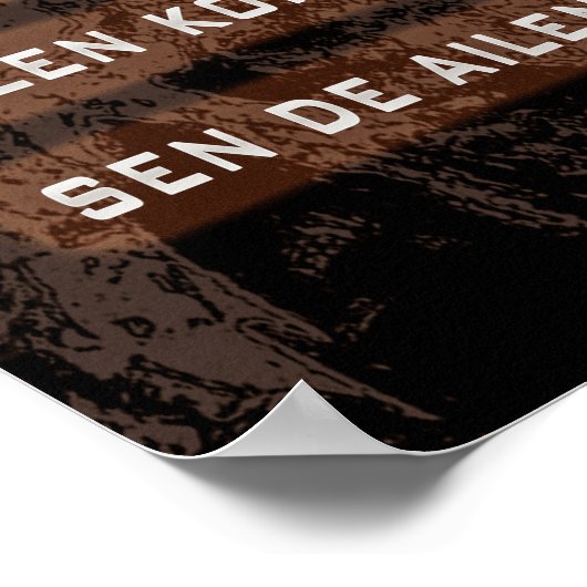 idris koçovali /çukur/ Familie Poster (Ecke)