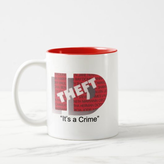 idtheft Kaffeetasse (Links)
