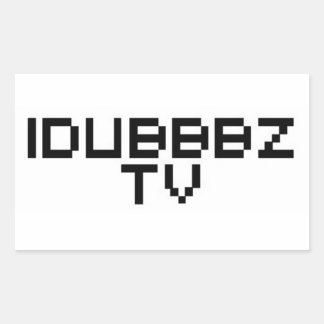iDubbz TV Rechteckiger Aufkleber