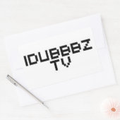 iDubbz TV Rechteckiger Aufkleber (Umschlag)