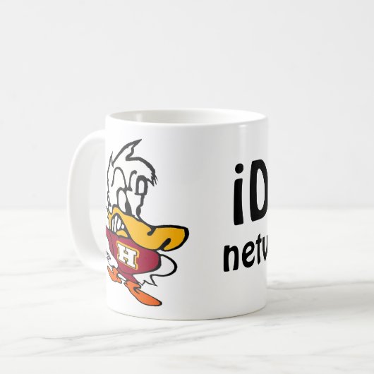 iDuck Netz-Tasse Kaffeetasse (Vorderseite Links)