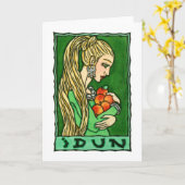 Idun Grußkarte Karte (Gelbe Blume)