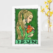 Idun Grußkarte Karte (Gelbe Blume)