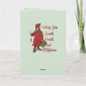 Iduna Wishing You Health Wealth And Happiness Karte (Rückseite)