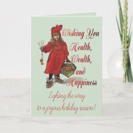 Iduna Wishing You Health Wealth And Happiness Karte