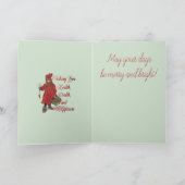 Iduna Wishing You Health Wealth And Happiness Karte (Innenseite)