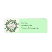 IDV und Pentagramm-Rücksendeadresse (Vorne)