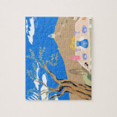 Idylic Greek Afternoon Slow Living Scenery Puzzle (Vertikal)