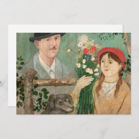 Idyll neben einem Zaun | Tadeusz Makowski (Vorne/Hinten)