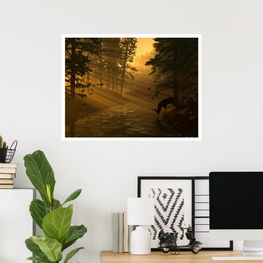 Idyll Poster (Heimbüro)