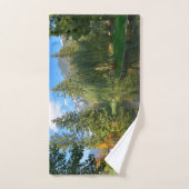 Idylle des Herbstbeckens Handtuch (Handtuch)