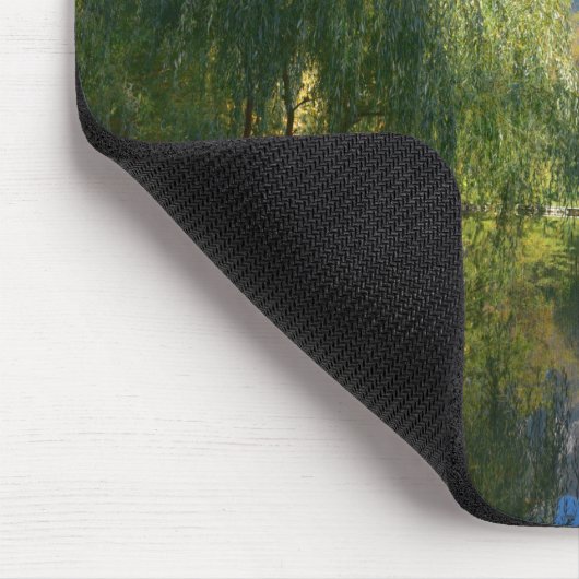 Idylle des Herbstbeckens Mousepad (Ecke)