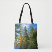 Idylle des Herbstbeckens Tasche (Vorderseite)