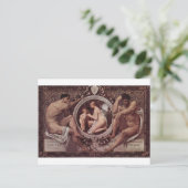 Idylle (Idylls) von Gustav Klimt Postkarte (Stehend Vorderseite)