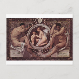 Idylle (Idylls) von Gustav Klimt Postkarte