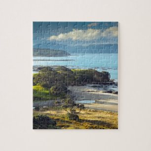 Idyllic New Zealand beach and coastline Puzzle
