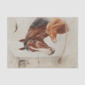 Idyllic Stable Scene von Carl Reichert Seidenpapier (Vorderseite)