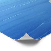 Idyllische griechische Insel: Digitalfarben Kunst  Poster (Ecke)