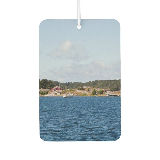 Idyllische Küstenlandschaft Autolufterfrischer (Vorderseite)