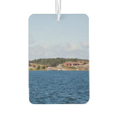 Idyllische Küstenlandschaft Autolufterfrischer (Rückseite)