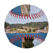 Idyllische Küstenlandschaft Baseball (Vorderseite)