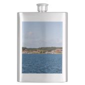 Idyllische Küstenlandschaft Flachmann (Vorderseite)