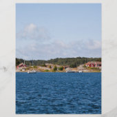 Idyllische Küstenlandschaft Flyer (Hinten)