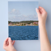 Idyllische Küstenlandschaft Flyer (Hand)