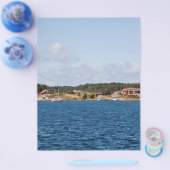 Idyllische Küstenlandschaft Flyer (Einzeln)