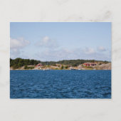 Idyllische Küstenlandschaft Postkarte (Vorderseite)