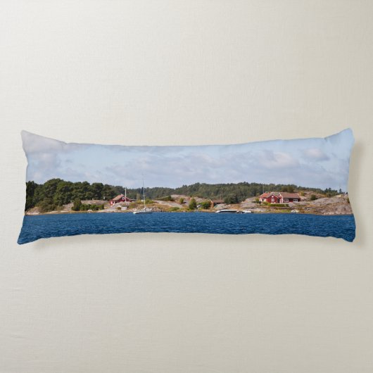 Idyllische Küstenlandschaft Seitenschläferkissen (Vorderseite)