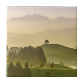 Idyllische Landschaft | die Schweiz, Säntis Fliese (Vorderseite)