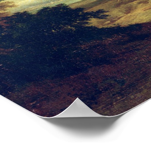 Idyllische Landschaft Poster (Ecke)