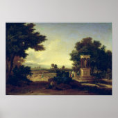 Idyllische Landschaft Poster (Vorne)