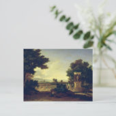 Idyllische Landschaft Postkarte (Stehend Vorderseite)