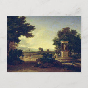 Idyllische Landschaft Postkarte