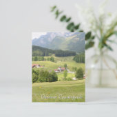 Idyllische Landschaft Postkarte (Stehend Vorderseite)