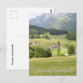 Idyllische Landschaft Postkarte (Vorne/Hinten)
