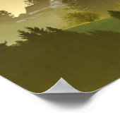 Idyllische Landschaft | Schweiz, Säntis Poster (Ecke)