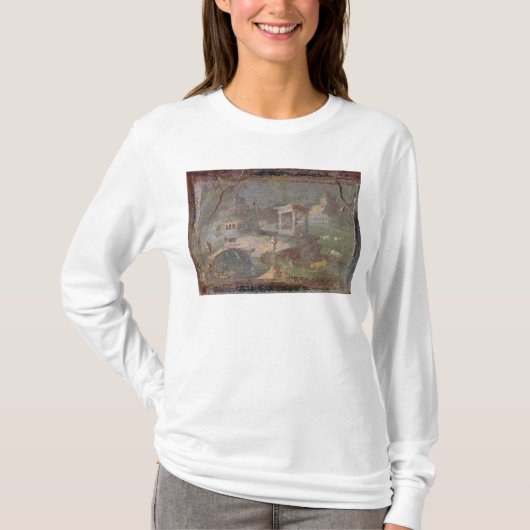 Idyllische Landschaft, von Herculaneum, T-Shirt (Vorderseite)