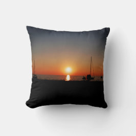 Idyllische Sonnenuntergangsfotografie Kissen