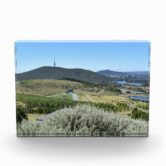 Idyllischer Tag in Canberra Fotoblock (Vorderseite)