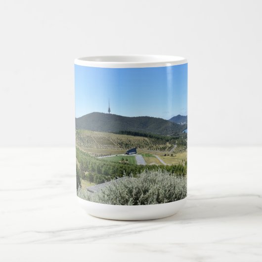 Idyllischer Tag in Canberra Kaffeetasse (Mittel)